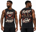 Body Jacked “Flyest in the Gym” Cropped Muscle Tank
